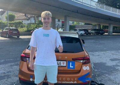 Réussite permis – Noah Zuber