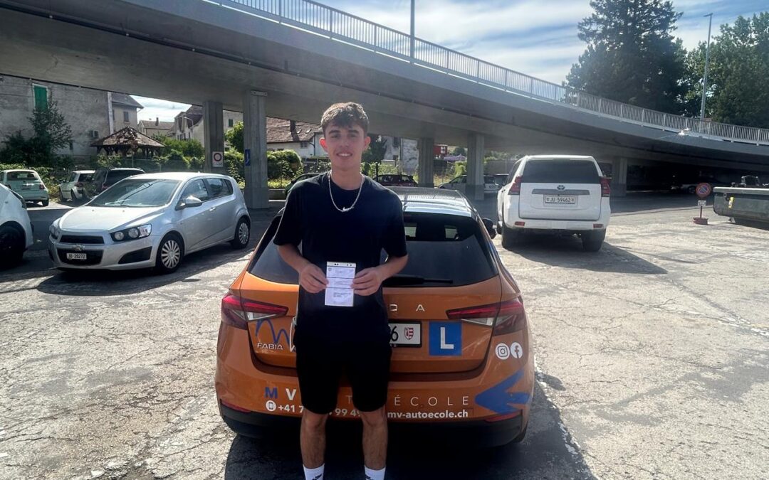 Réussite permis – Ewan Vaugier